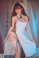 Coser @ 过期 米线 线 喵: 旗袍 白色 (22 photos)